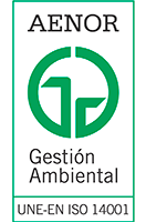 Logo de certificación AENOR Gestión Ambiental
